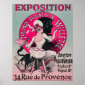 1897 Parijs Expositie de Tableaux Poster (Voorkant)