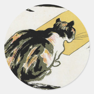 1897 Poster Cat Art Nouveau Stickers
