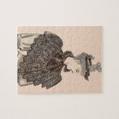 1897 Victoriaans vrouw Legpuzzel (Horizontaal)