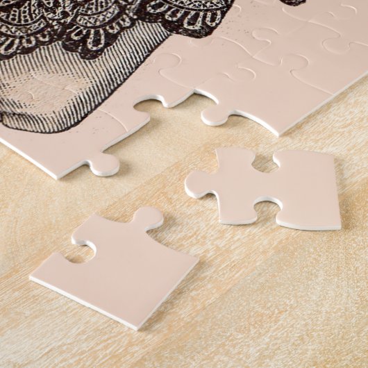 1897 Victoriaanse vrouw Legpuzzel (Zijkant)