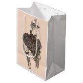 1897 Victoriaanse vrouw Medium Cadeauzakje (Voorkant Gekanteld)