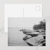 1898 Apostle Islands, Devils Island, Lake Superior Briefkaart (Voorkant / Achterkant)