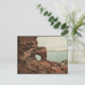 1898 Arch Rock, Presque Isle Park, Marquette, MI Briefkaart (Staand voorkant)