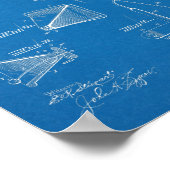 1898 Bicycle Patent Art Drawing Print (Hoek)