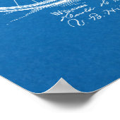 1898  blauwdruk voor fietspatronen afdrukken poster (Hoek)