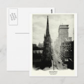1898 Broadway New York City Briefkaart (Voorkant / Achterkant)