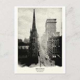 1898 Broadway New York City Briefkaart
