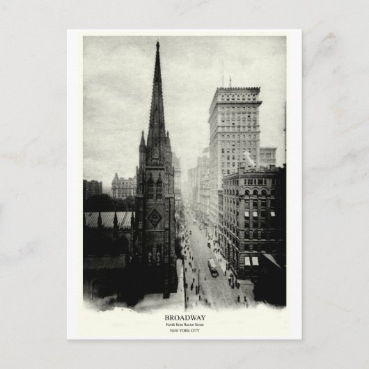 1898 Broadway New York City Briefkaart (Voorkant)