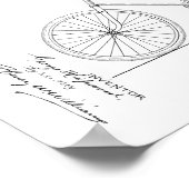 1898 brochure met fietspatroon poster (Hoek)