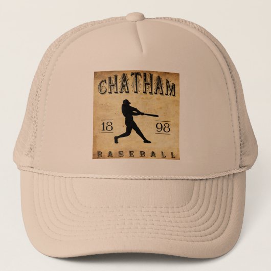1898 Chatham Ontario Canada Baseball Trucker Pet (Voorkant)