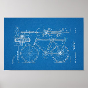 1898 , draailoze fietspataderafdrukken poster