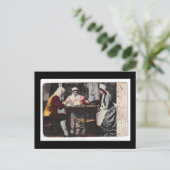 1898  Eerste Thanksgiving Diner Briefkaart (Staand voorkant)