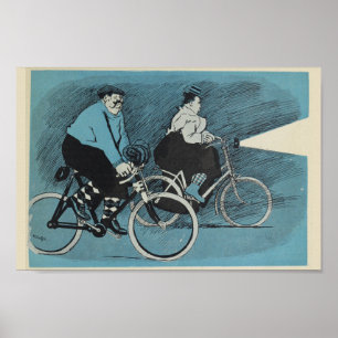 1898  fiets Feininger and Art Poster