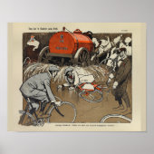 1898 fiets Feininger and Art Poster (Voorkant)