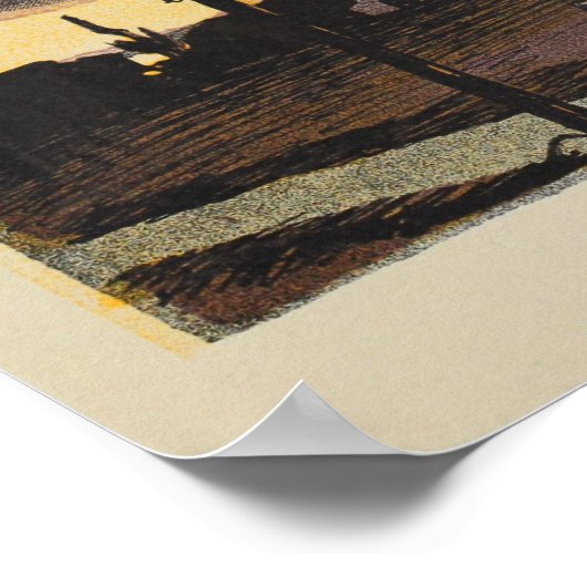 1898 fiets Feininger and Art Poster (Hoek)