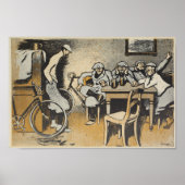 1898  fiets Feininger and Art Poster (Voorkant)