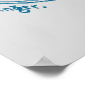 1898  illustratie van fietsen en kunstwerk Poster (Hoek)