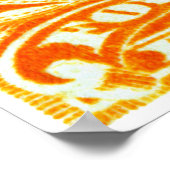 1898 Indische jachtbuffelstempel Poster (Hoek)