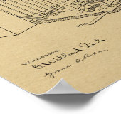 1898 Kunsttekenafdrukken voor camera-vouwcamera Poster (Hoek)