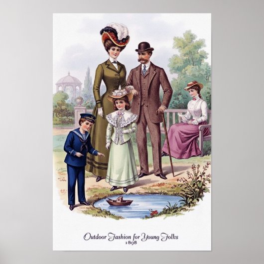 1898  Outdoor Mode Wall Poster (Voorkant)