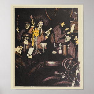 1898  Poster voor fietsen na races en kunst