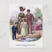 1898 Vintage Buitenmode Briefkaart (Voorkant)