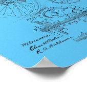 1899  afdrukken van fietspatronen aanpassen poster (Hoek)