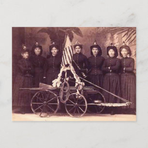 "1899 All Women Fire Dept" Briefkaart