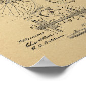 1899 brochure met fietspatroon poster (Hoek)