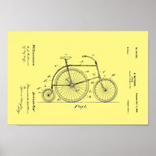 1899  brochure met fietspatroon poster