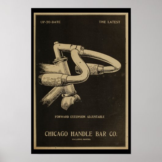 1899  Chicago Bicycle Magazine en Art Print (Voorkant)
