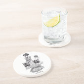 1899 Dublin Simple &  Street Costume Zandsteen Onderzetter (Zijkant)