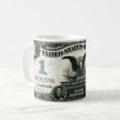 1899 Eén Amerikaanse dollar zilver-certificaat Koffiemok (Voorkant links)