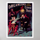 1899 Ernest Thorn Magicisch Poster teruggezet (Voorkant)