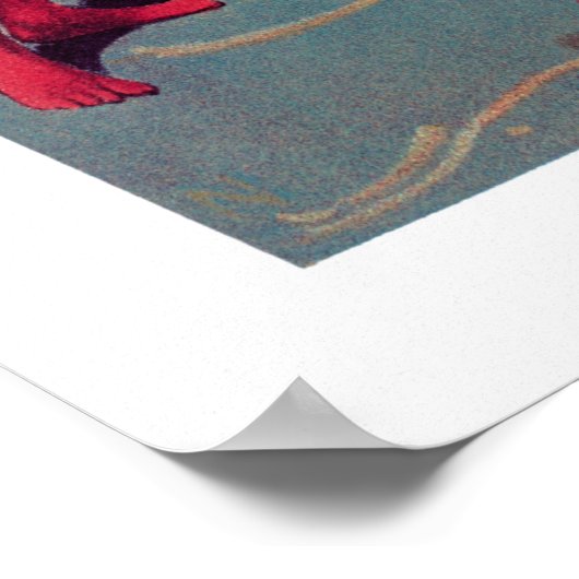 1899 Ernest Thorn Magicisch Poster teruggezet (Hoek)