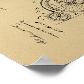 1899 fiets 3 vellen Kunst op vellen Poster (Hoek)