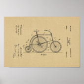 1899 fiets 3 vellen Kunst op vellen Poster (Voorkant)