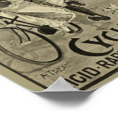 1899 fietsen, Raleigh-fietsen en kunstmatig Poste Poster (Hoek)