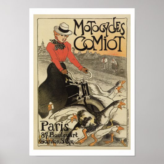1899  Franse motor en Poster (Voorkant)