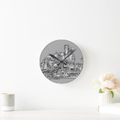 1899 Heisler Steam Engine Ronde Klok (Huis)