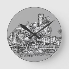 1899 Heisler Steam Engine Ronde Klok