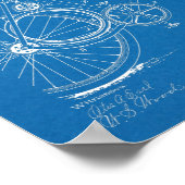 1899 - Kunsttekenafdrukken voor fietspatroon Poster (Hoek)