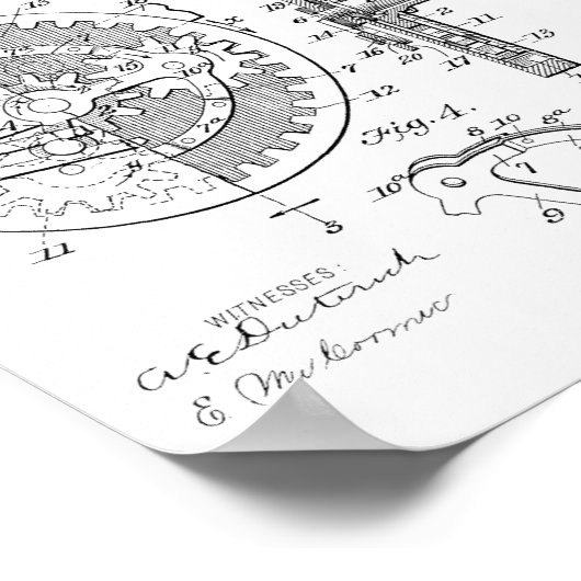 1899 Lever — Speciaal afdrukken voor fietspatronen Poster (Hoek)