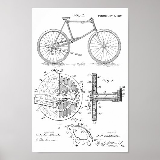 1899 Lever — Speciaal afdrukken voor fietspatronen Poster (Voorkant)