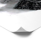 1899 Victoriaans Dame in de Evening Gown Poster (Hoek)