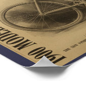 1899 Vintage Bicycle Magazine Ad Art Poster (Hoek)