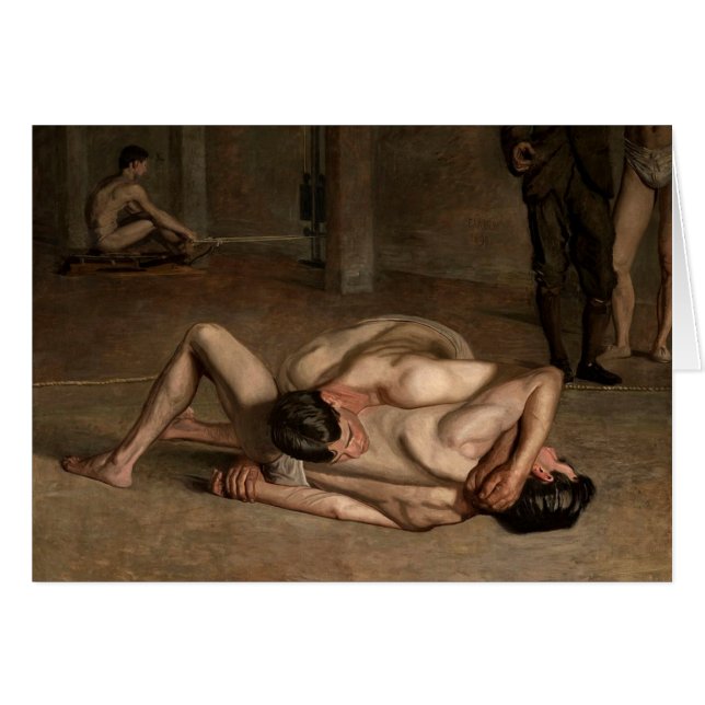 1899 Worstelaars (Voorkant Horizontaal)