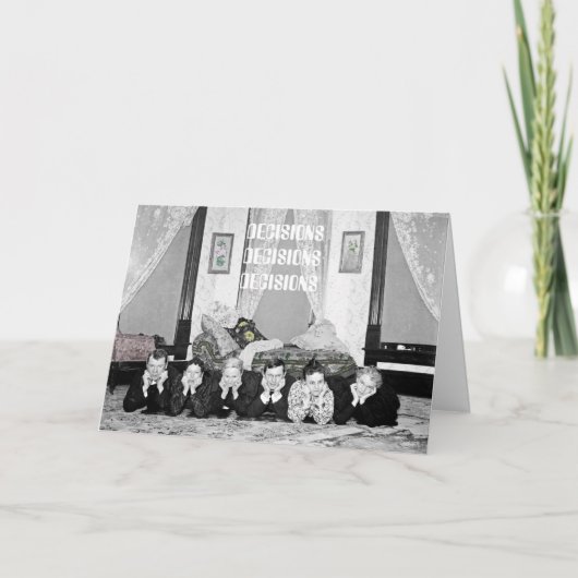 189 WAT U MOET DOEN OP UW BIRTHDAY EDWARDIAN FOTO KAART (Voorkant)