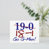 18-1 Go G-Mannen Briefkaart (Staand voorkant)