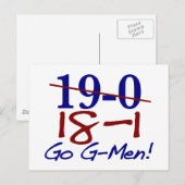18-1 Go G-Mannen Briefkaart (Voorkant / Achterkant)